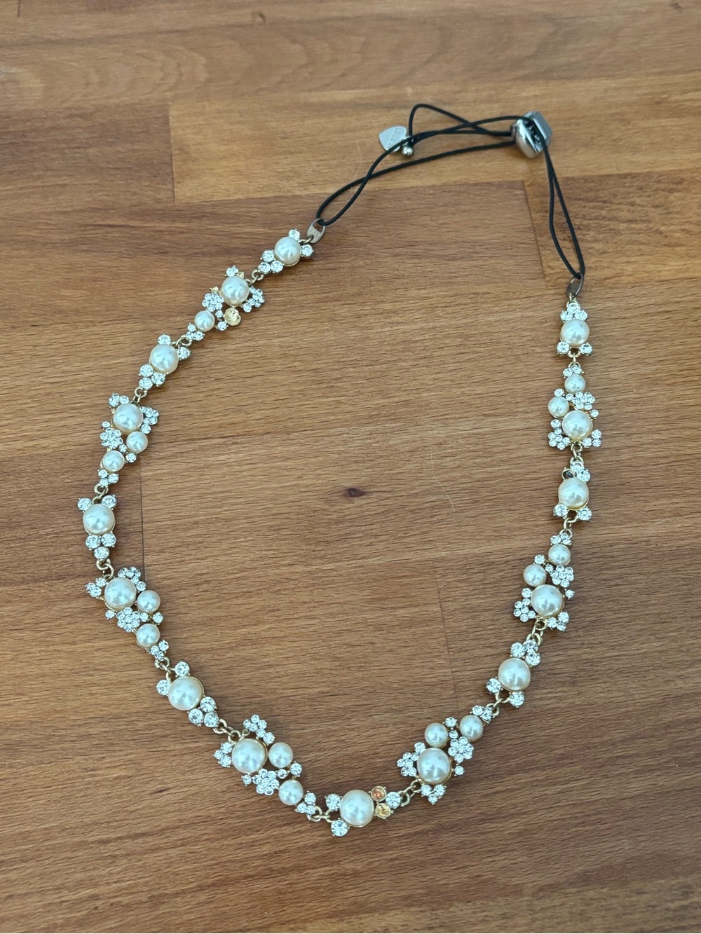 Lelet NY Crystal and Pearl Headband